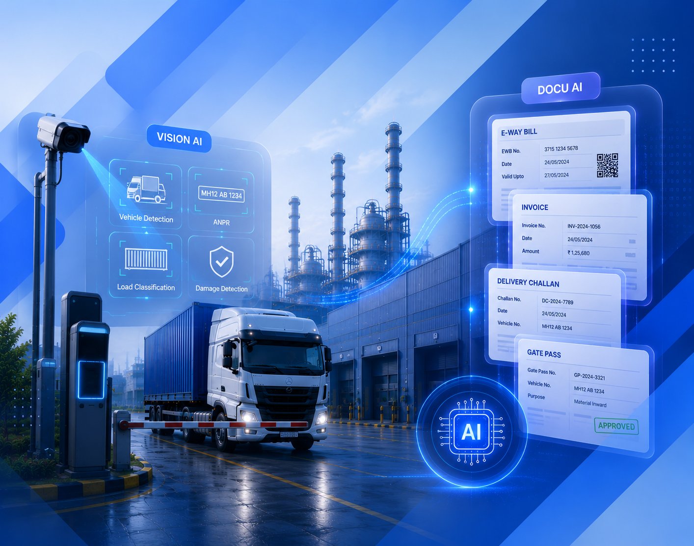 Apconic AI Suite with Vision AI vehicle detection and DocuAI document extraction